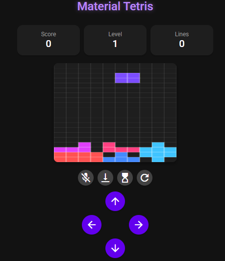Wall building - Tetris
